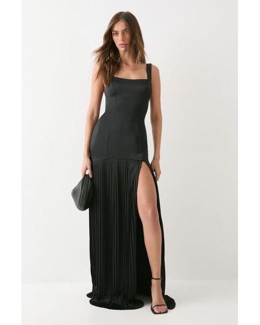 pleated skirt bridesmaid dress KissProm