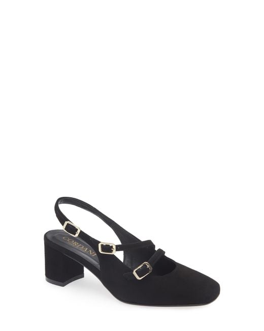 Cordani Black Gavin Slingback Pump