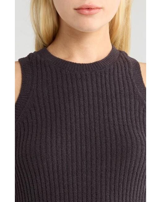 Ugg Black Elaenia Cozy Knit Lite Tank Sweater