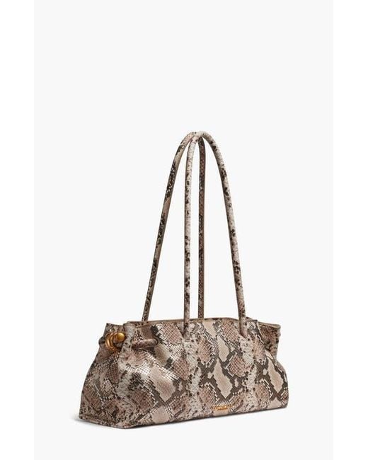 Donna Karan Metallic Cashmere Python Medium Tote