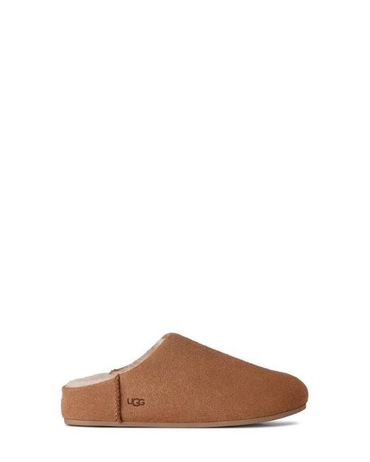 Ugg Brown Elea Waterproof Suede Slipper