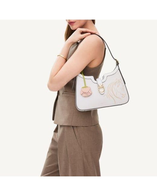 Radley Metallic Kentucky Derby Ss25 Ziptop Shoulder Bag