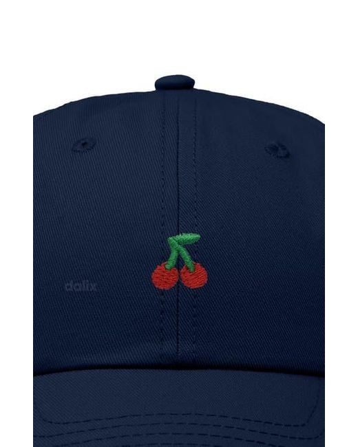 Alix Blue Lil Cherry Dad Cap