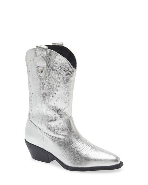 BOTTER White Metallic Western Boot