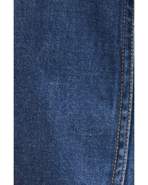 Rails Blue Foster Paperbag Denim Shorts