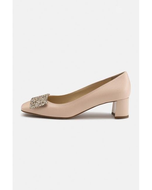 Bells & Becks Natural Sofia Pump With Tab