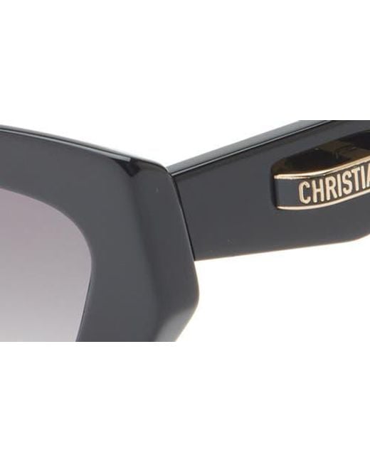 Dior Brown C B6I 56Mm Gradient Cat Eye Sunglasses