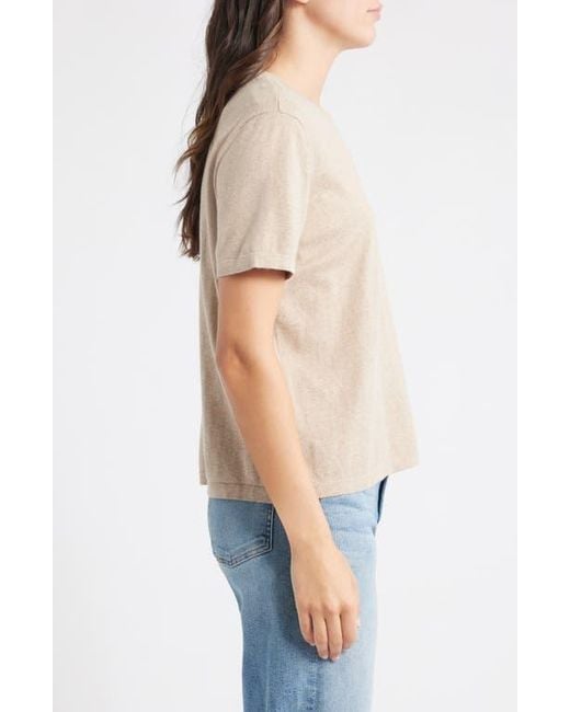 Rails Blue Cotton & Cashmere Top