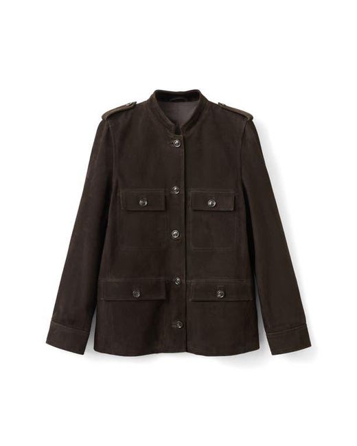 Mango Black Suede Jacket