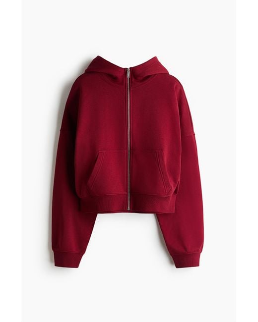 H&M Red Hooded Jacket