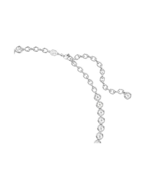18k Gold Plated Tennis Necklace Earrings Set made w Swarovski Crystal Stone  New | eBay