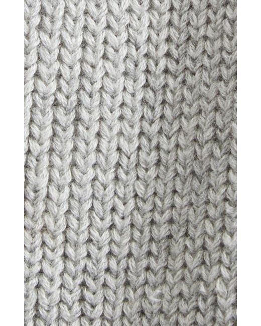 Ulla Johnson Gray Francia Cutout Sweater