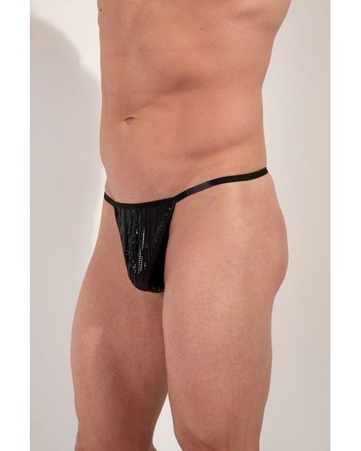 Hom Black Strip G-String for men