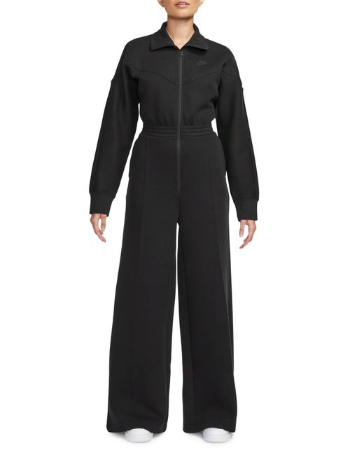 Nike Tech Windrunner Jumpsuit in Black Lyst