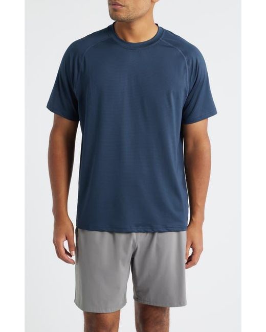 Zella Blue Perforated Training T-Shirt for men