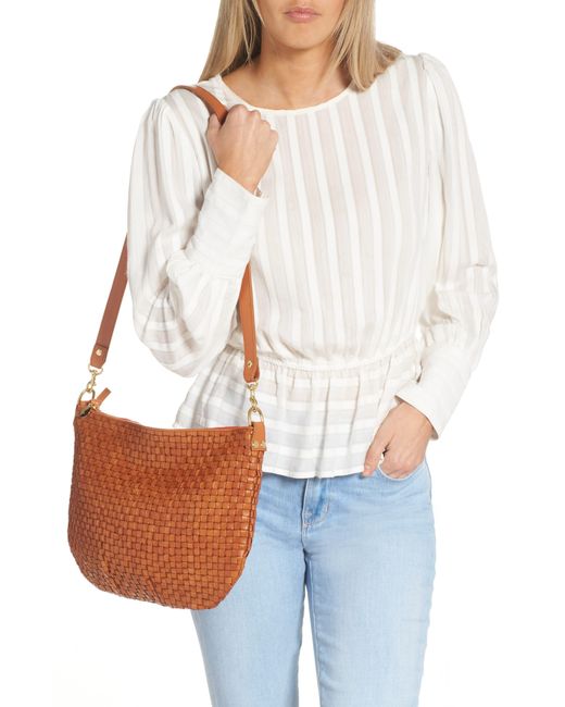 Clare V. Moyen Messenger Crossbody Bag in Brown Lyst