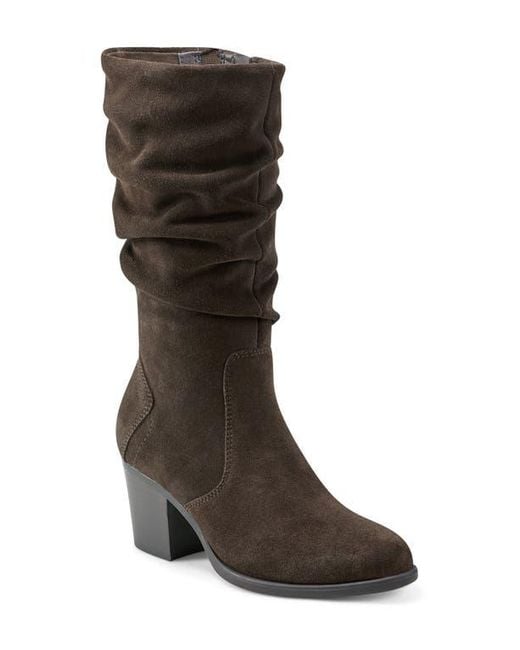 Earth Brown Vine Slouch Boot