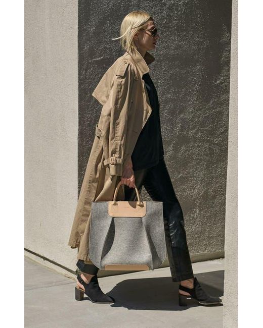 Graf & Lantz Gray Frankie Merino Wool Tote