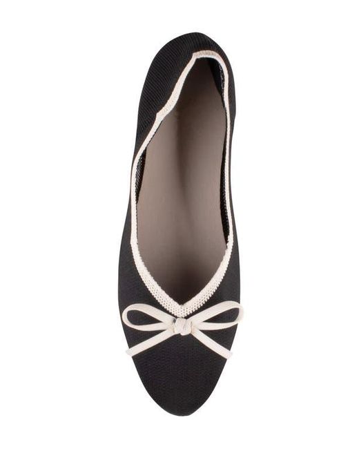 Tahari Black Tortuga Ballet Flat
