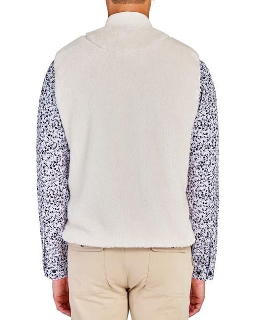 Brooklyn Brigade Natural Solid Fuzzy Vest for men