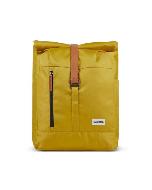 Made Free Green Roll Top Pack Backpack for men