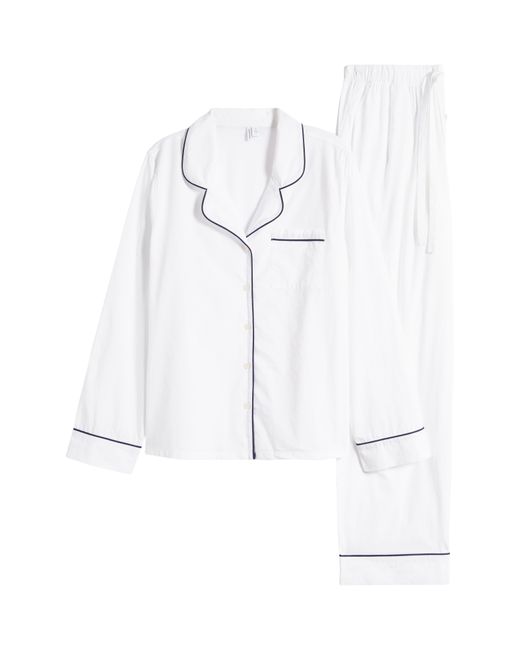 Nordstrom White Cotton Pajamas