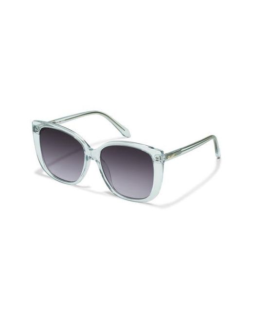 Quay Gray Ever After 58Mm Cat Eye Sunglasses