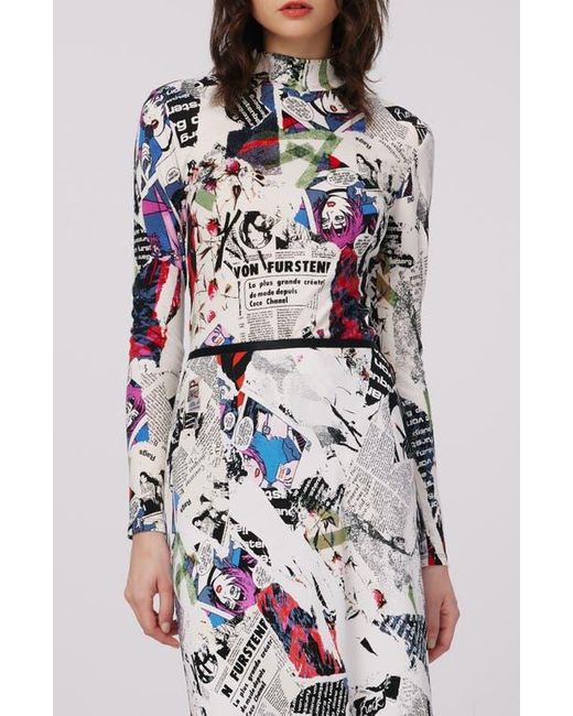 Diane von furstenberg newspaper dress hotsell