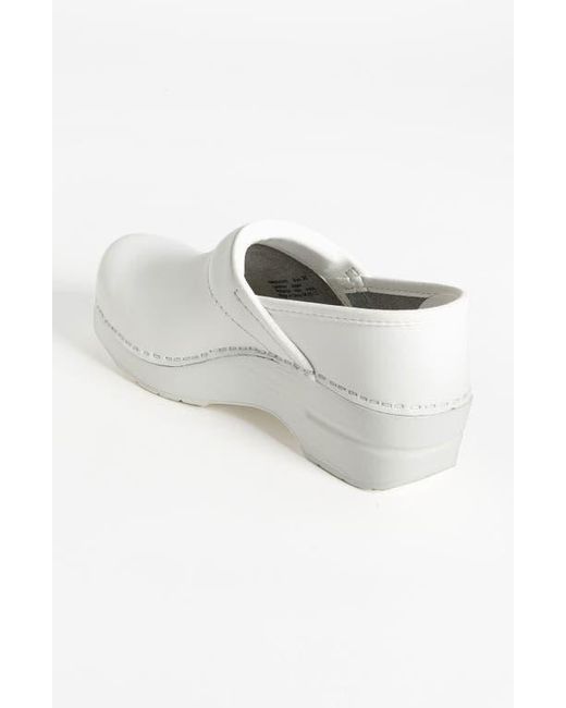 Dansko White 'Professional' Clog