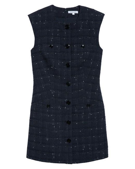 Veronica Beard Blue Tamara Sleeveless Minidress