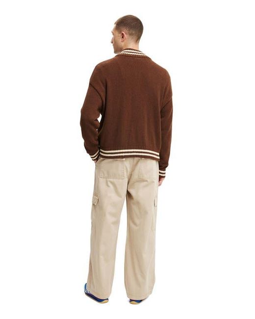 Cotton On Natural Axel Super Baggy Cargo Pant for men