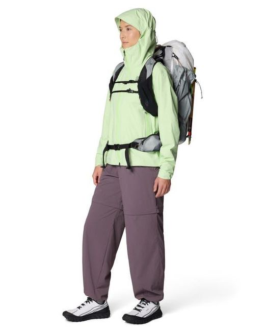 Mountain Hardwear Green Cloud Cipher Hooded Jacket