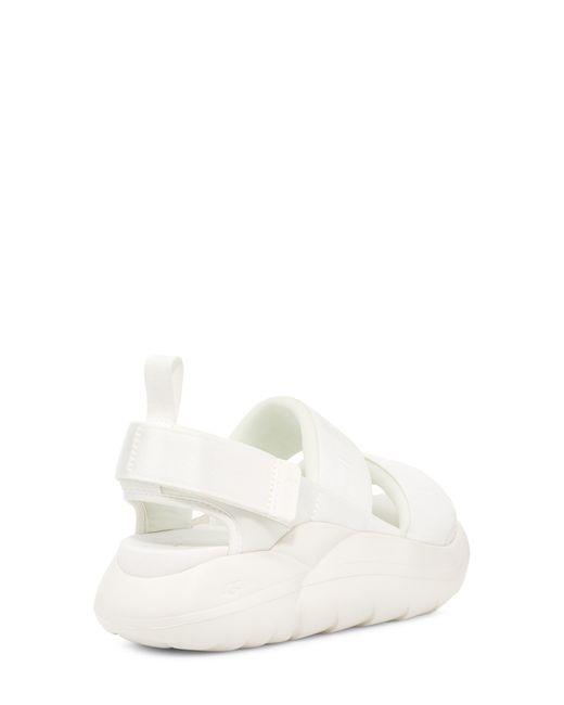 UGG ugg(r) La Cloud Sport Platform Sandal in White Lyst