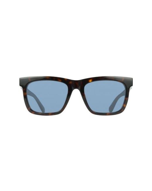 Ferragamo Blue 55Mm Gradient Rectangle Sunglasses for men