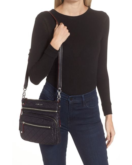 MZ Wallace Downtown Crosby Crossbody Bag in Black Lyst