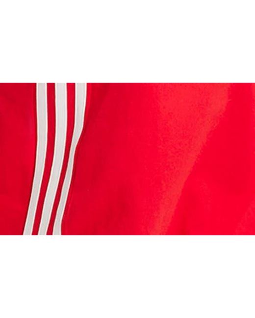Adidas Originals Red Adicolor 3-Stripes Maxi Dress