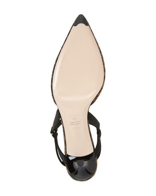 Fendi Black Colibrì Lite Pointed Toe Pump