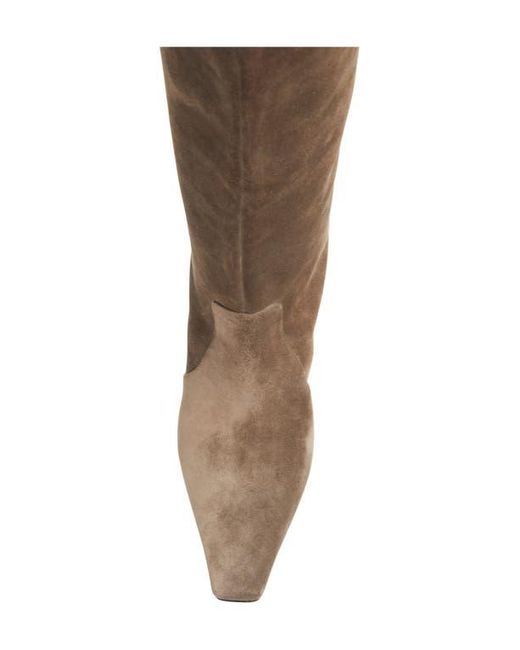 Brunello Cucinelli Brown City Kitten Heel Boot