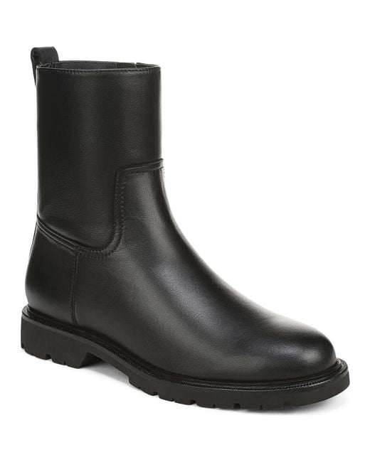 Vince Black Sidney Lug Sole Boot