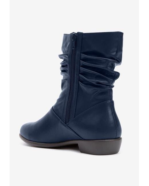 Comfortview Blue Madison Bootie