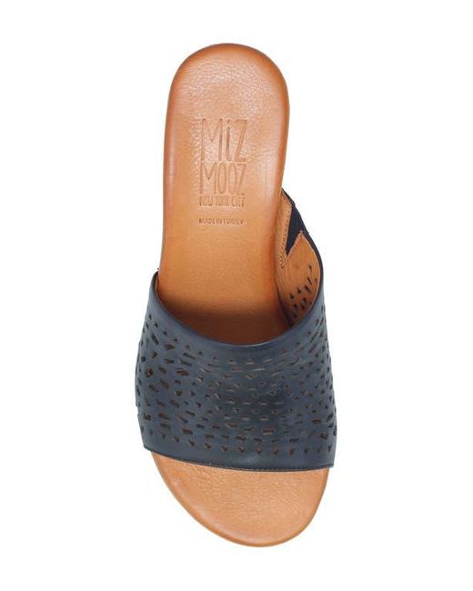 Miz Mooz Blue Rylan Slide Sandal