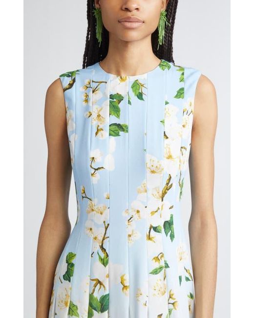 Oscar de la Renta Green Firework Beaded Tassel Earrings