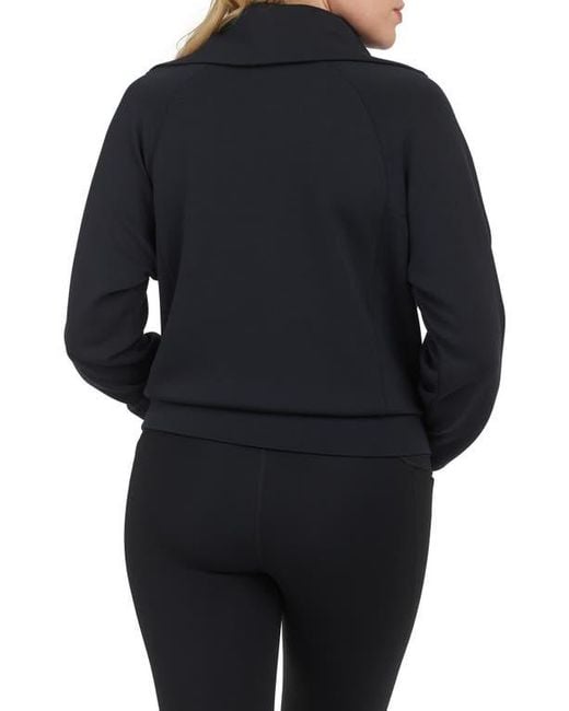 Spanx Black Airessentials Half Zip Sweatshirt