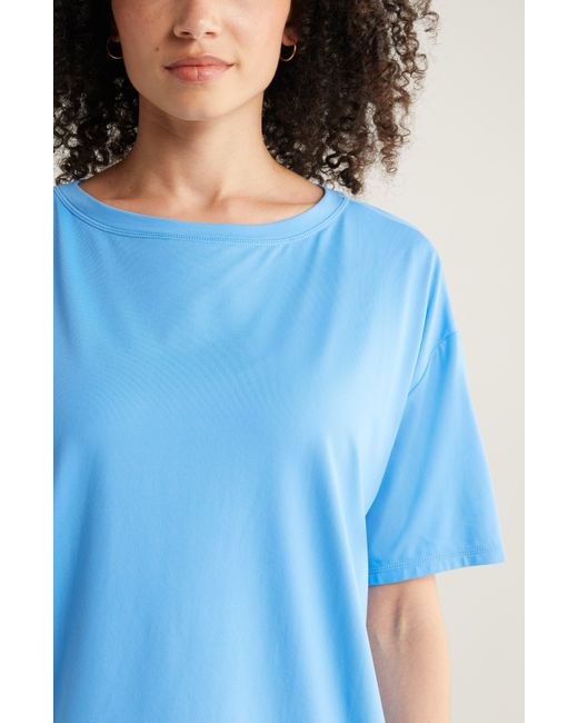 Zella Blue Equilibrium Cocoon T-shirt