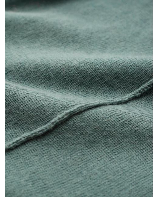 Celtic & Co. Green Drape Funnel Neck Sweater