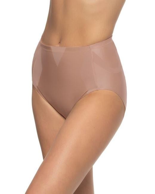 Felina Orange Uplifted Shaper Briefs