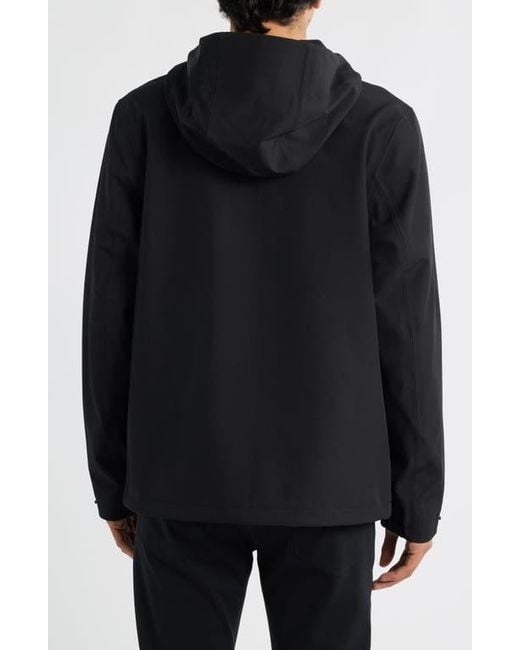 Rains Black Suva Softshell Jacket for men