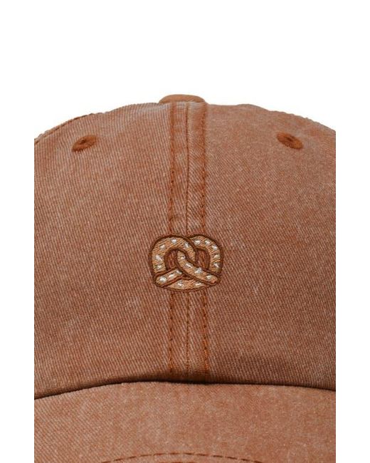 Alix White Pretzel Dad Cap