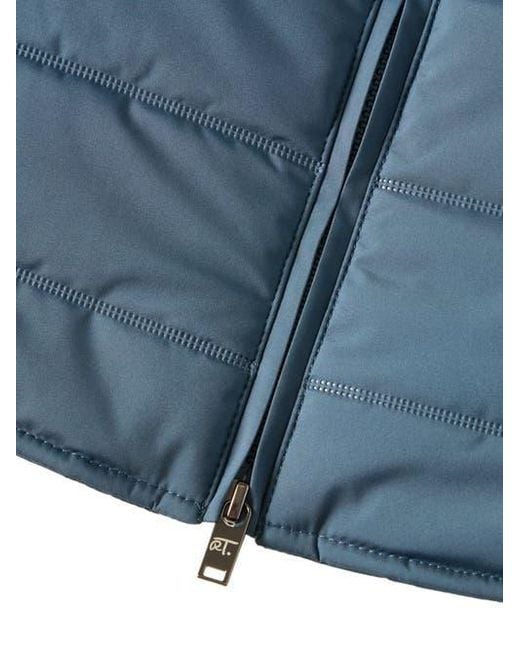Robert Talbott Blue Driver Quilted Vest for men