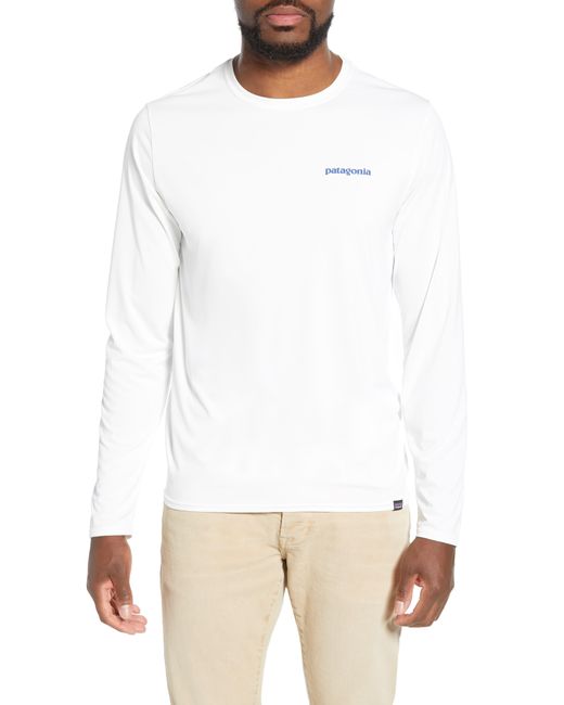 Patagonia White Capilene Cool Daily Long Sleeve T-shirt for men